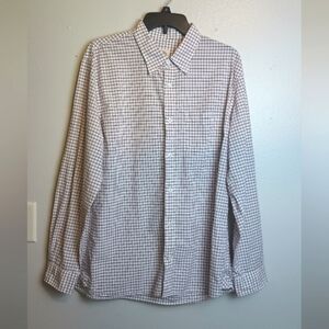 Brooks Brothers Red Fleece Shirt Mens XL Long Sleeve Button Down Oxford